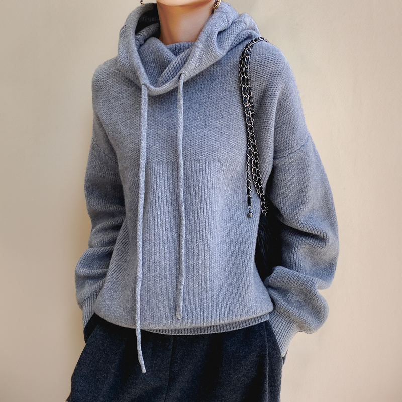 Deborah | Cashmere Cozy Hooded Pullover Style