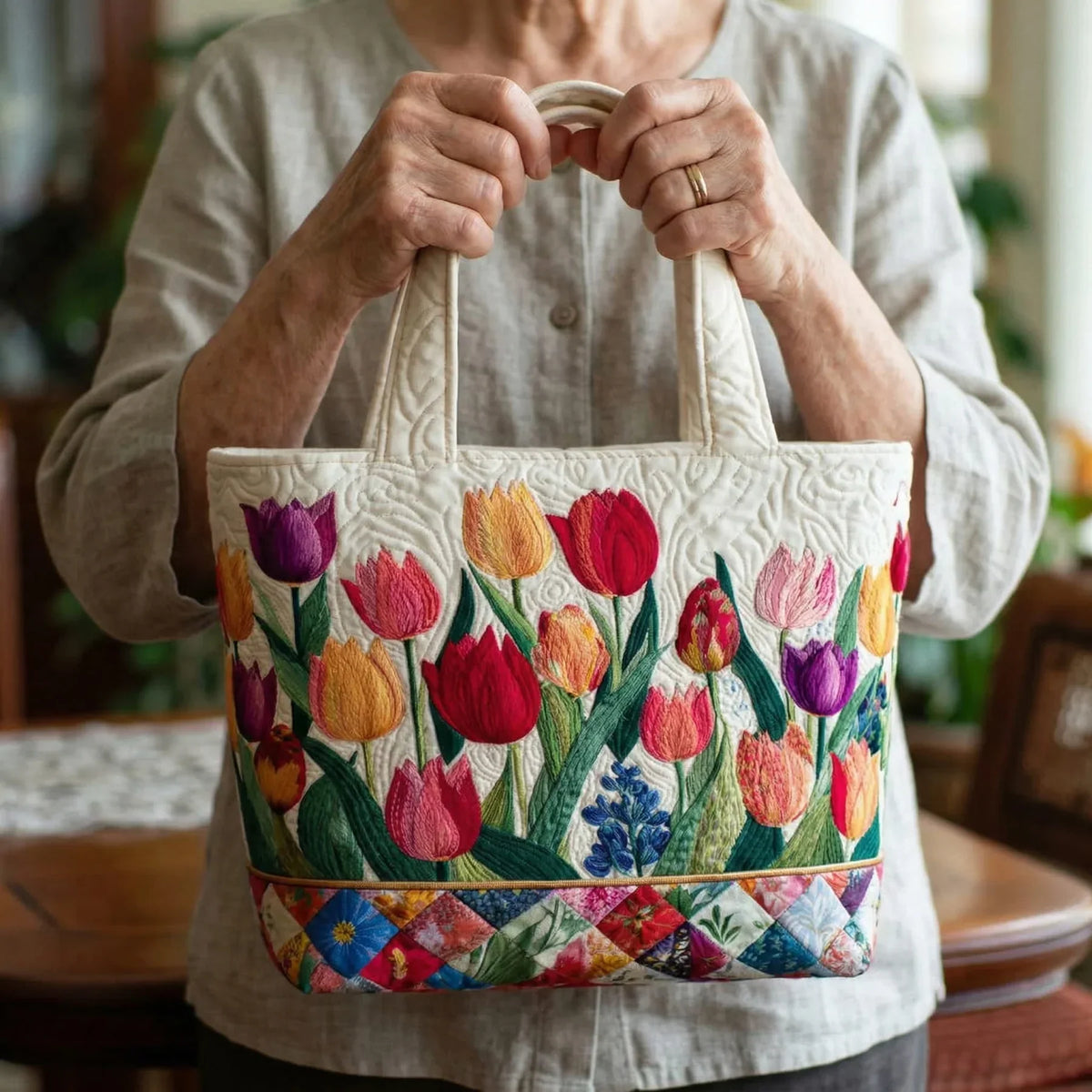 HANDMADE BAG - TULIPS
