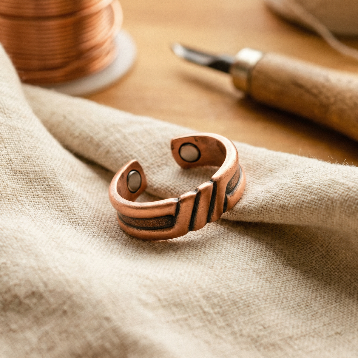 Ethal's Peat Copper Ring