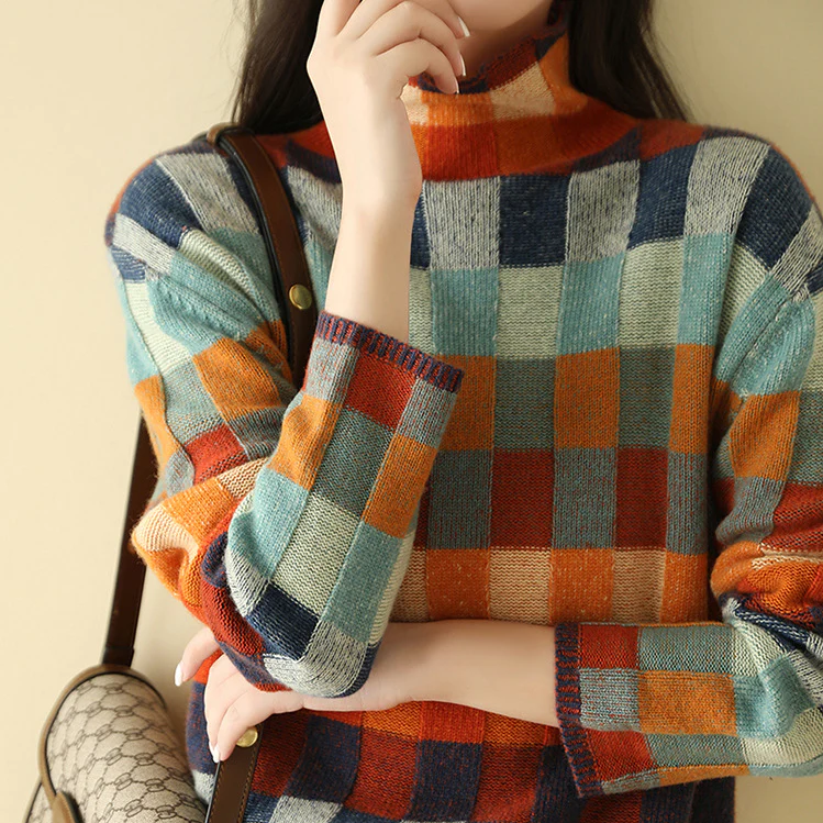 Evelyn | Cashmere Cozy Retro Jumper