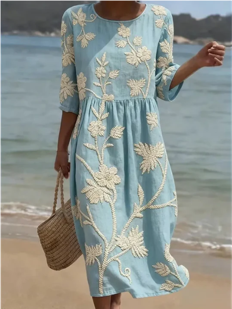 Erica | Elegant Floral Dress