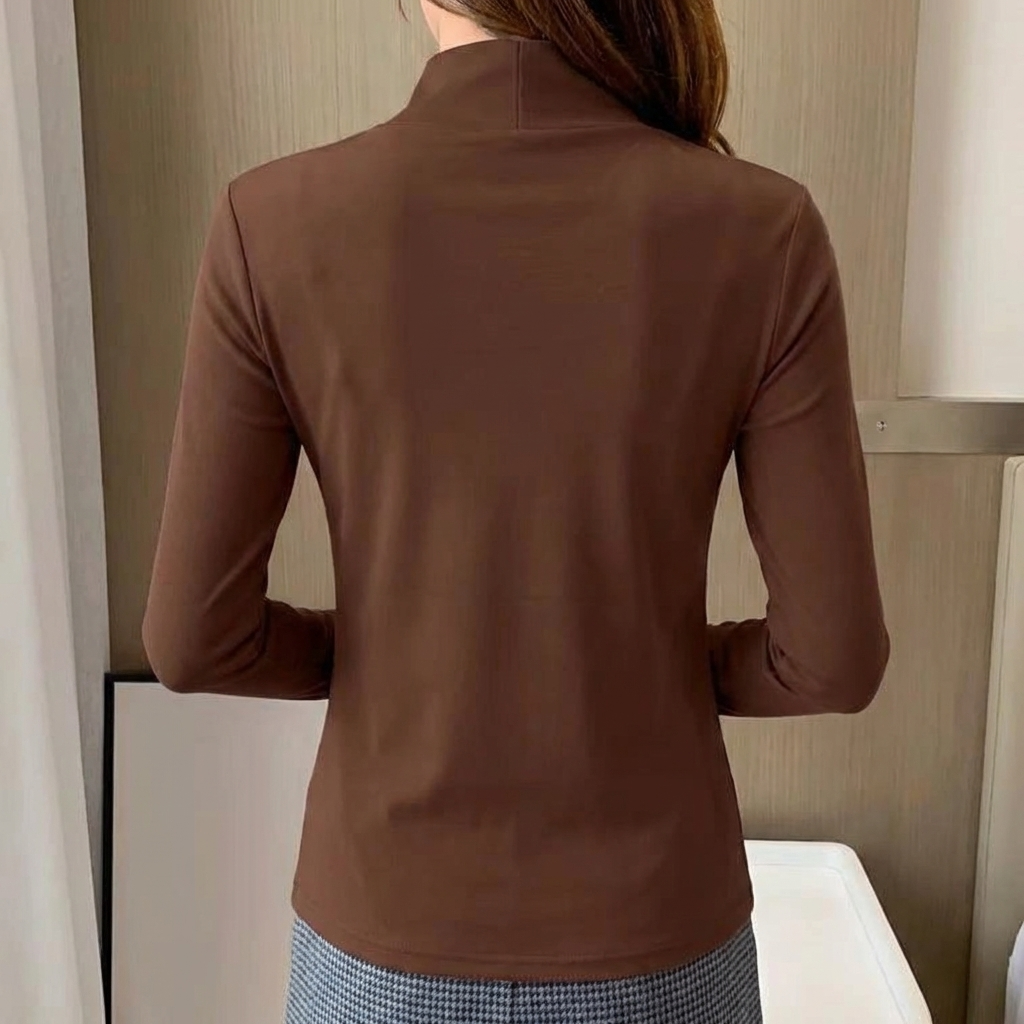 Amalthea | Sculpted Soft-Touch Turtleneck