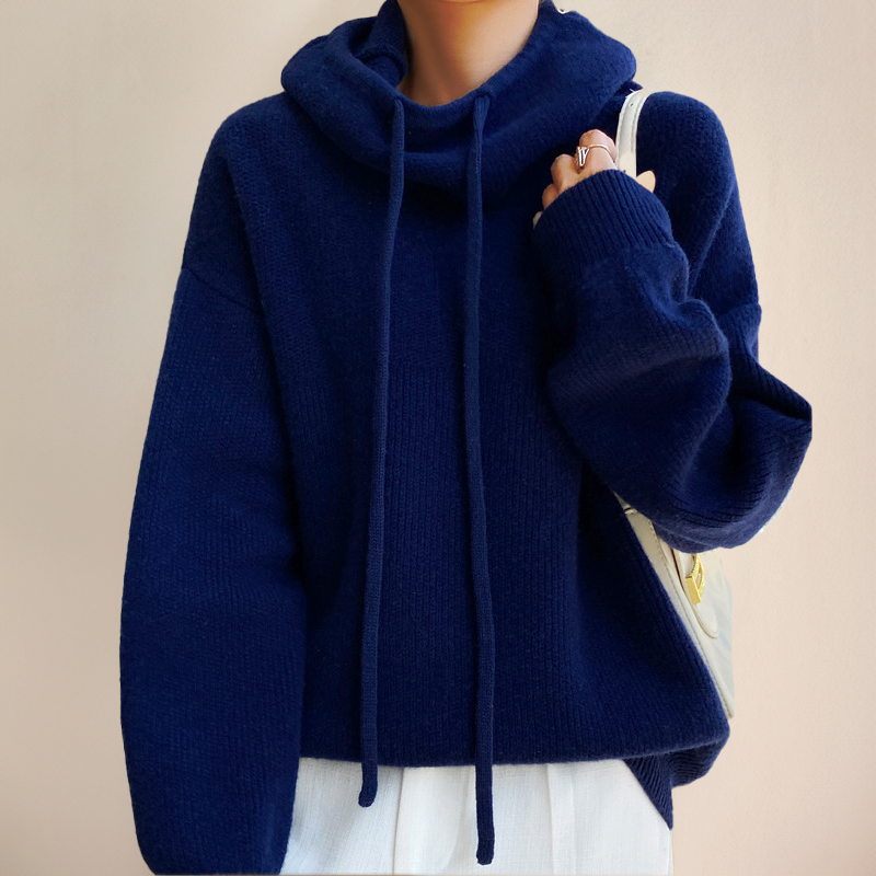 Deborah | Cashmere Cozy Hooded Pullover Style
